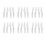 BTG 24PCS Propellers Props for JJRC H37 Drone Quadcopter Spare Parts White Color