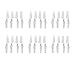 BTG 24PCS Propellers Props for JJRC H37 Drone Quadcopter Spare Parts White Color