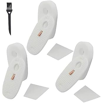 3 Pack Shark Rocket DeluxePro TruePet HV319Q HV320 HV320C HV320W HV321 HV322 HV322Q HV324Q HV325 UV330 UV422 Filter kit, 3 Foam & Felt + 3 Post Filters Replacement Parts # 1080FTV320 & 1084FTV320