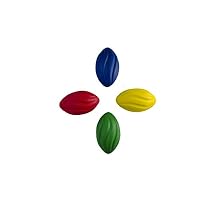LMC Products 7" Spiral Mini Football - Foam Football is a Great Pool Football. Kids Football Comes in 4 Colors, Red, Yellow, Blue Green.