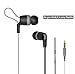 FOU Earbuds Earphones Headphones with Microphone Wired HIFI Stereo Bass in-ear Headphones Headsets with Inline Remote Control for iOS/Android