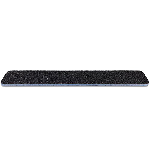 Pana Black Nail Files Jumbo Size (Grit: 100 x 100, 2 Packs of 10 Pieces = 20 Pieces) USA Professional Emery Board JUMBO Size Blue Center Nail Files