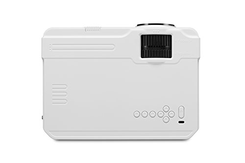 iCODIS RD-812 Video Projector, Supports 1080P, 1500 Lumens LCD, HD resolution, 1500:1 Contrast Ratio, Multimedia Home Theater Digital Projector.