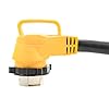 Camco-55572-18-50-AMP-Locking-Male50-AMP-Locking-90-Degree-Female-PowerGrip-Dogbone-Electrical-Adapter