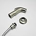 Houtingmaan Kitchen Side Sprayer,Sink Sprayer Replacement,Kitchen Sink Faucet Sprayer Hose,Sprayer Head Replacement,Sink Spray head,17 ADAPTERS,Brushed Nickel