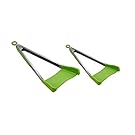 Allstar Innovations Clever Tongs 2 in 1 Kitchen Spatula Non-Stick, Heat Resistant, Stainless Steel Frame, Silicone and Dishwasher Safe, As Seen on TV, 2 Pack (Includes 1 Large And 1 Small)