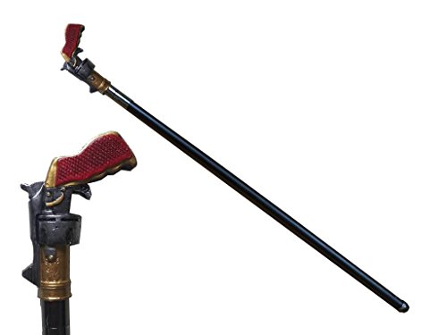 38" Steampunk Cane Pistol Gun Handle Walking Stick Renaissance Costume Cosplay