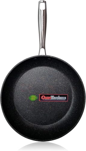 Wecook Ecochef 10424 24 cm Non-Stick Frying Pan, Full Induction Base, Titanium, BPA Forged Aluminium