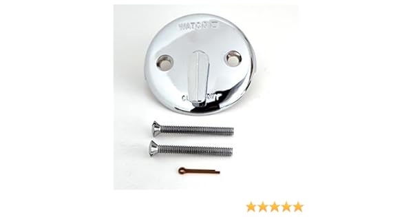 Watco Trip Lever Bathtub Overflow Plate Kit In Chrome Plated
