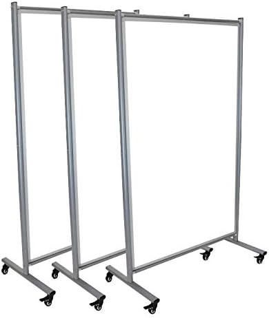Mobile Magnetic Whiteboard Room Divider (3)