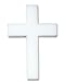 FloraCraft Styrofoam CE12WS/6 Shrink Wrapped 2-Piece 12-Inch Cross, 12 by 8 by 1-1/2 by 2-Inch, White