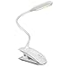 LOYLOV Book Light USB Rechargeable,3 Brightness Glare-Free Soft Lights,12 Warm Leds,Clip on Headboard in Bed at Night 360 Degrees Flexible,Touch Switch USB Bedside Reading Lamp for Bookworms and Kids