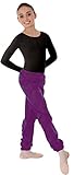 Body Wrapper Girl's Ripstop Elastic Waist Nylon Pants