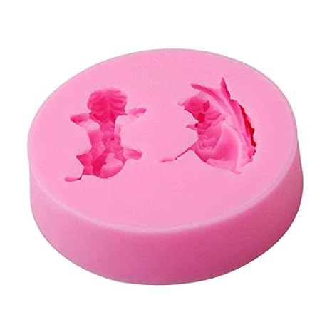 Amazon.com: 1 molde de silicona 3D de ángel para jabón de ...