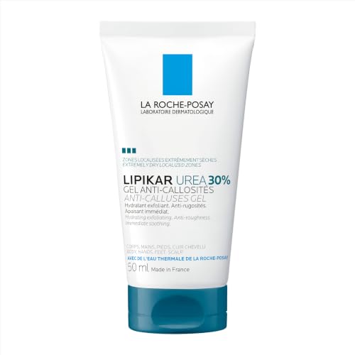 Lipikar Gel Urea 30% para piel extremadamente seca, áspera y gruesa, fórmula ultraconcentrada 50 ml