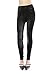 VIRGIN ONLY Women's Denim Jeans Printed Elastic Waist Band Seamless Leggings (66 Black, One Size)