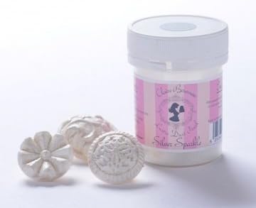 Claire Bowman Lustre Dust - Silver Sparkle Pearl