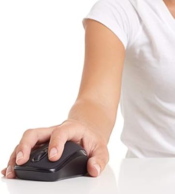 Amazonbasics Wireless Computer Mouse With Usb Nano Receiver Black