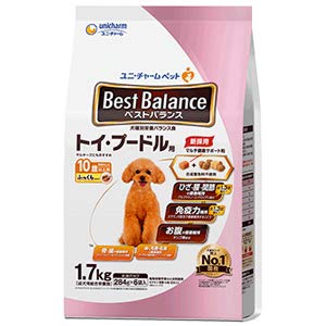 ユニチャーム ベストバランス ふっくら仕立て トイ・プードル用 10歳以上用 1.7kg×4個入商品画像