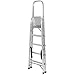 Best Choice Products 330lbs Aluminum Foldable 5 Step Non-slip Ladder Lightweight Kitchen Garage