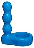 Doc Johnson Platinum Premium Silicone - The Double Dip 2 - Double Penetration C-Ring - Blue