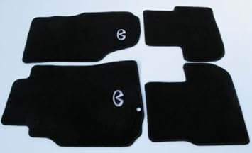 Amazon Com Nrg Carpet Floor Mats Black With Silver Logo