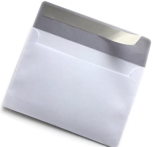 133mm x 184mm envelopes for Greeting Cards Wedding Invitation Crafts Coloured Envelopes - Pack of 12 Envelopes (White Peel & Seal)