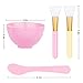 Face Mask Bowl Set, DIY Face Mask Mixing Bowl Set Facemask Mixing Tool Kit with Facial Mask Bowl Stick Spatula Silicone Face Mask Brushthumb 1