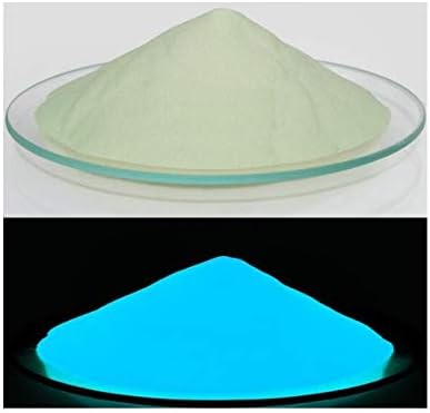 1KG 1000g Sky Blue Glow in The Dark photoluminescent Luminous Pigment Powder Sand Glow Color is Sky Blue