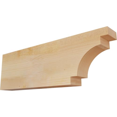 Ekena Millwork RFT04X10X32MED00RDF Mediterranean Rough Sawn Rustic Wood Rafter…