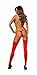 Dreamgirl Women's White Thigh High with Back Seam