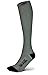 SB SOX Lite Compression Socks for Men & Women (15-20mmHg) – Best Compression Socks for Travel, Sports, and Daily Wear - XXL Sizes too! (Gray/Black, L/XL)