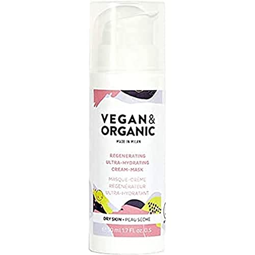 Vegan & Organic Maschera Nutriente Riparatrice Anti-Età Viso Bio - 50 Millilitri