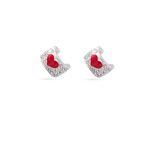 HEYGOO 2 Pack Love Heart Stethoscope Charm, Steth tag Personalized Hospital Nurse Identification