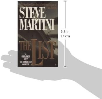 The List Martini Steve 9780515121490 Amazon Com Books