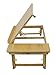 ObboMed HR-3620 Multifunctional Bamboo Laptop Table/Breakfast Bed Tray/Lapdesk, with Adjustable Tilting Top and Foldable & Extendable Legs – M : 17.1″ x 12.4″ / 43.5 x 31.5 cmthumb 2