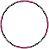 Weighted-Hula-HoopWeighted-Hula-Hoops-for-Adults-Gymnastics-Hoop-with-Foam-Adjustable-Weight-for-Adults-Fitness-Sports-Home-Abdominal-Shaping-PinkGrey Weighted Hula Hoop,Weighted Hula Hoops for Adults, Gymnastics Hoop with Foam, Adjustable Weight, for Adults Fitness…