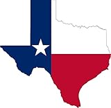 Texas Flag Sticker Car Decal Bumper Sticker Lone Star State Truck Window (3