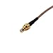 DHT Electronics RF coaxial coax cable assembly SMB male to SMB female right angle 12''