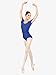 Adult Short Sleeve Dance Leotard D5102BLKL Black Large