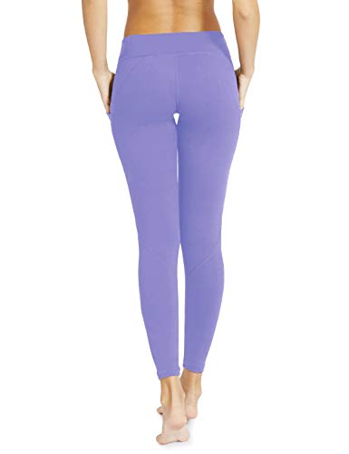 image for BALEAF Women's Mid-Waist Yoga Leggings Side Pockets 28