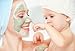 Amaki Bentonite Clay Mud Mask included Konjac Sponge with Activated Bamboo Charcoal and Applicator Brush - Adult Acne Treatment and Blackhead Remover that Unclogs and Minimizes Pores