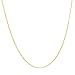 14K Yellow Gold Classic 0.7mm Box Chain Necklace