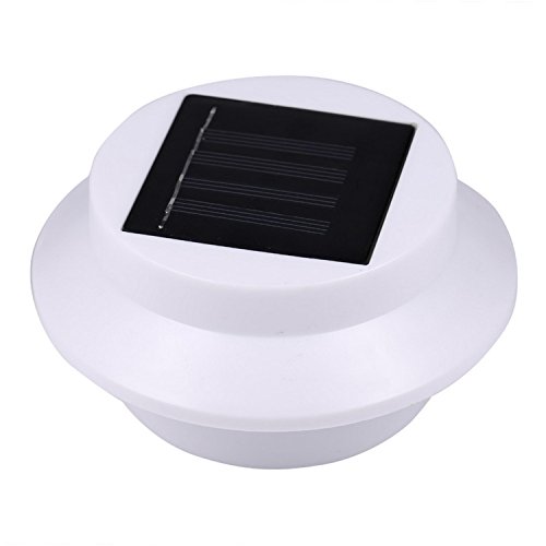 image for SRY-LED Solar Powered Security Bright Outdoor Sink Pathway 3 LED Fence
