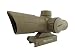Monstrum 3x30 Ultra-Compact Rifle Scope with Illuminated Range Finder Reticle | Flat Dark Earth primary