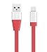 iPhone Charger Novtech 2 Pack 6ft Tangle Free Flat Lightning to USB Cables for iPhone 7 7 Plus 6s 6s Plus 6 6 Plus 5s 5c 5, iPad Pro Air iPad mini, iPod touch 5th 6th nano 7th(Red)