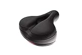 G-Saddles Comfortable Waterproof Bike seat Best for Exercise and Ride. Seat Replacement with Bicycle taillight Reflective Tape, Dual Shock Absorbing Ball, Wide Bike seat Saddle, Bicycle Gel seat.