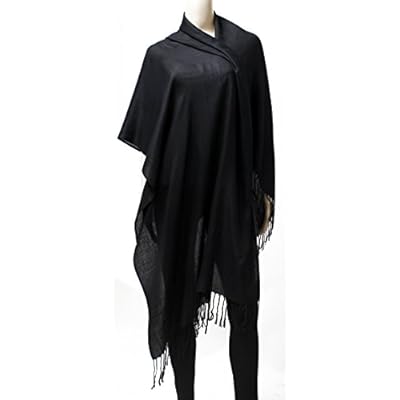 AN Womens Pashmina Shawl Scarf with Tassels Silk Soft Fashion Accessory AN Womens Pashmina Shawl Scarf with Tassels Silk Soft Fashion Accessory