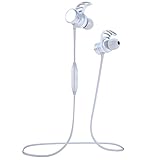 Bluephonic Bluetooth Headphones - Magnetic Wireless Earbuds w/Microphone | Impeccable HD Sound | Sports Running & Gym Workout Noise Cancelling Headset | Fit In Ear Sweatproof Earphones | 8 Hour Play