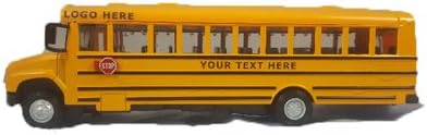 International School Bus with custom lettering